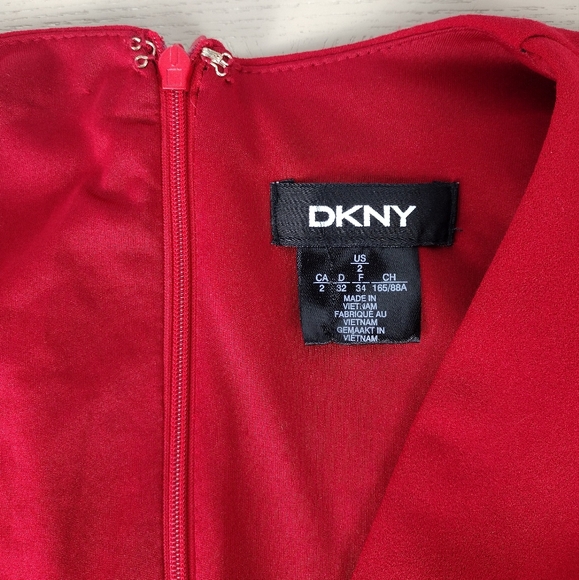 Flawless DKNY Red Dress - Picture 3 of 6